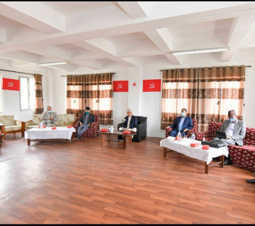 महाधिवेशनको होमिएको एमालेको स्थायी कमिटी बैठक बस्दै